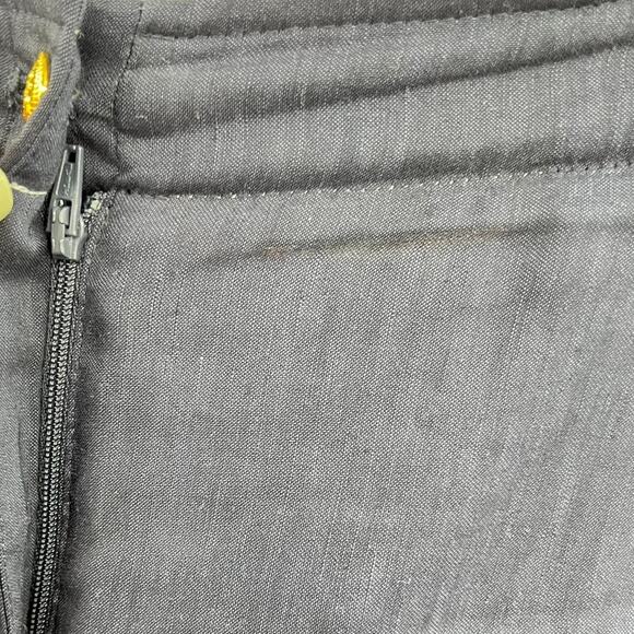 J. Crew Collection Marie Marot Wide-Leg Pant Italian Line Blend Navy Blue 12 - Picture 5 of 13